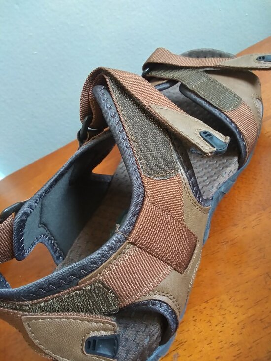 Nunn Bush Rio Bravo Men\'s Brown 3 Strap Sandals/Shoes sz 14 FREE SHIPPING!! main image 8